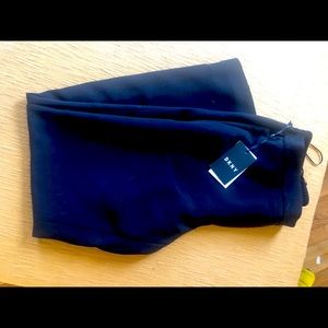 Black straight leg pants